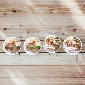 JOHNSON BROTHERS Set of 4 4” Mini Plates.